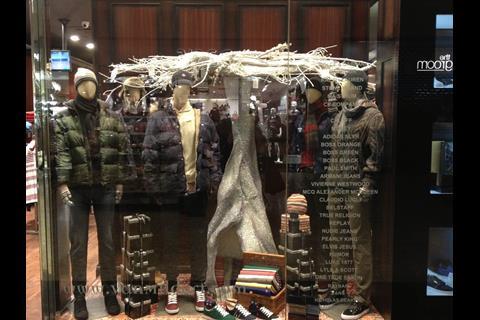 Van Mildert Christmas window display